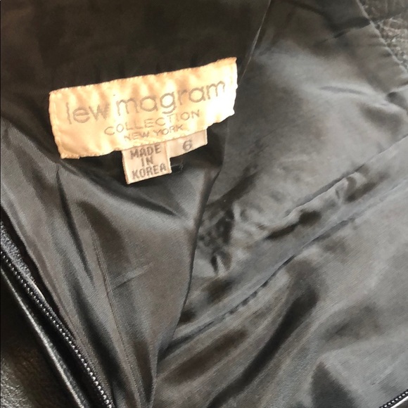 Lew Magram Skirts Lew Magram Genuine Leather Skirt Sz 6 Rare Poshmark